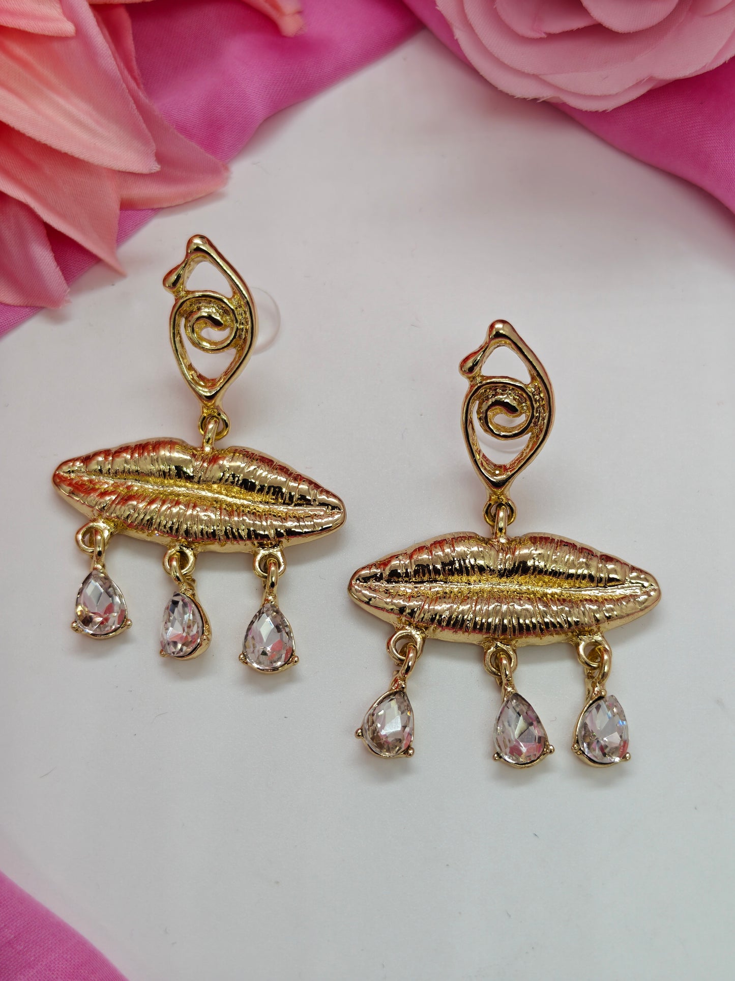 Quirky Evil Lip Earrings- #QNE-150