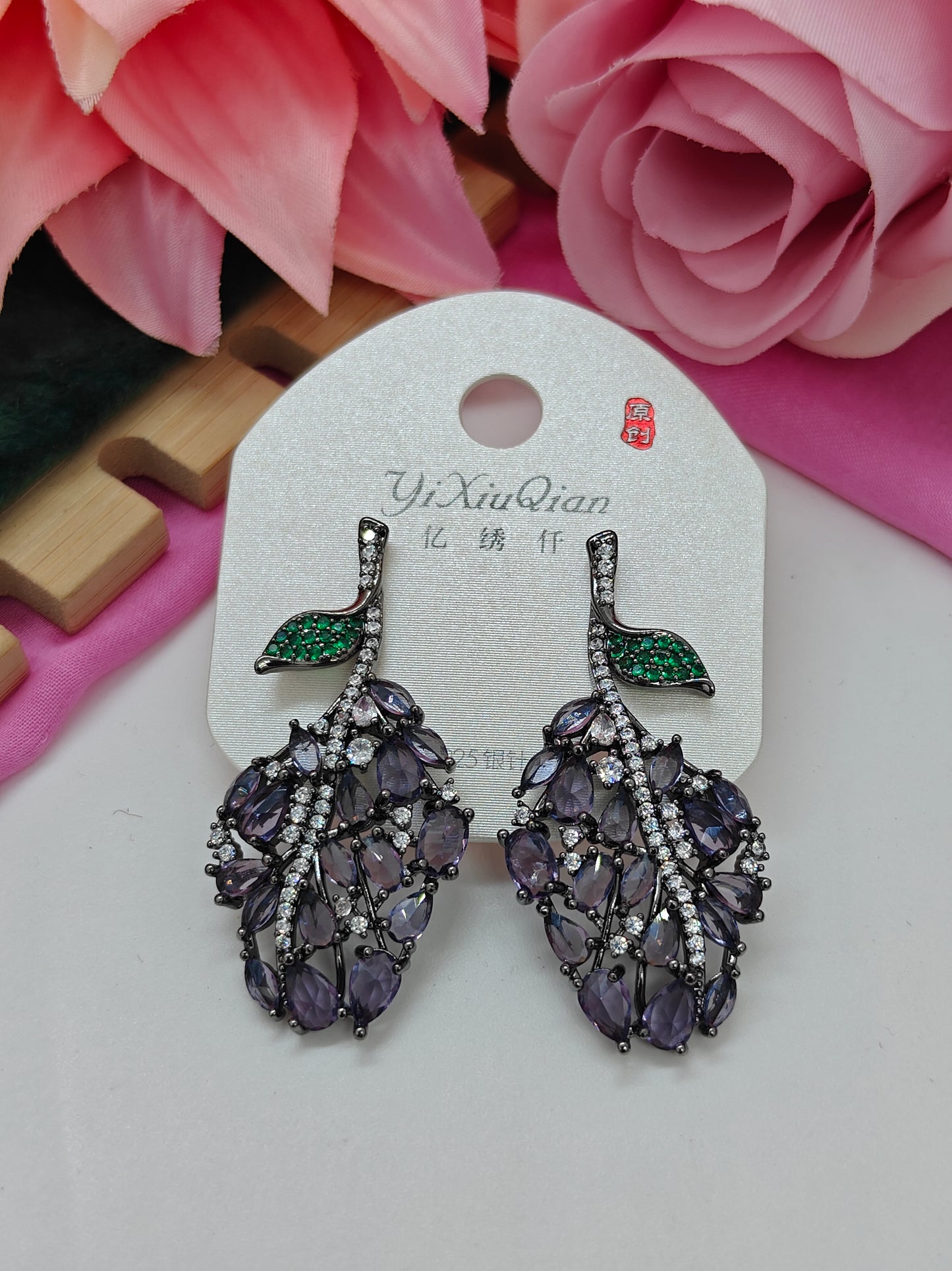 Quirky Earrings - Grapes - #QNE-238