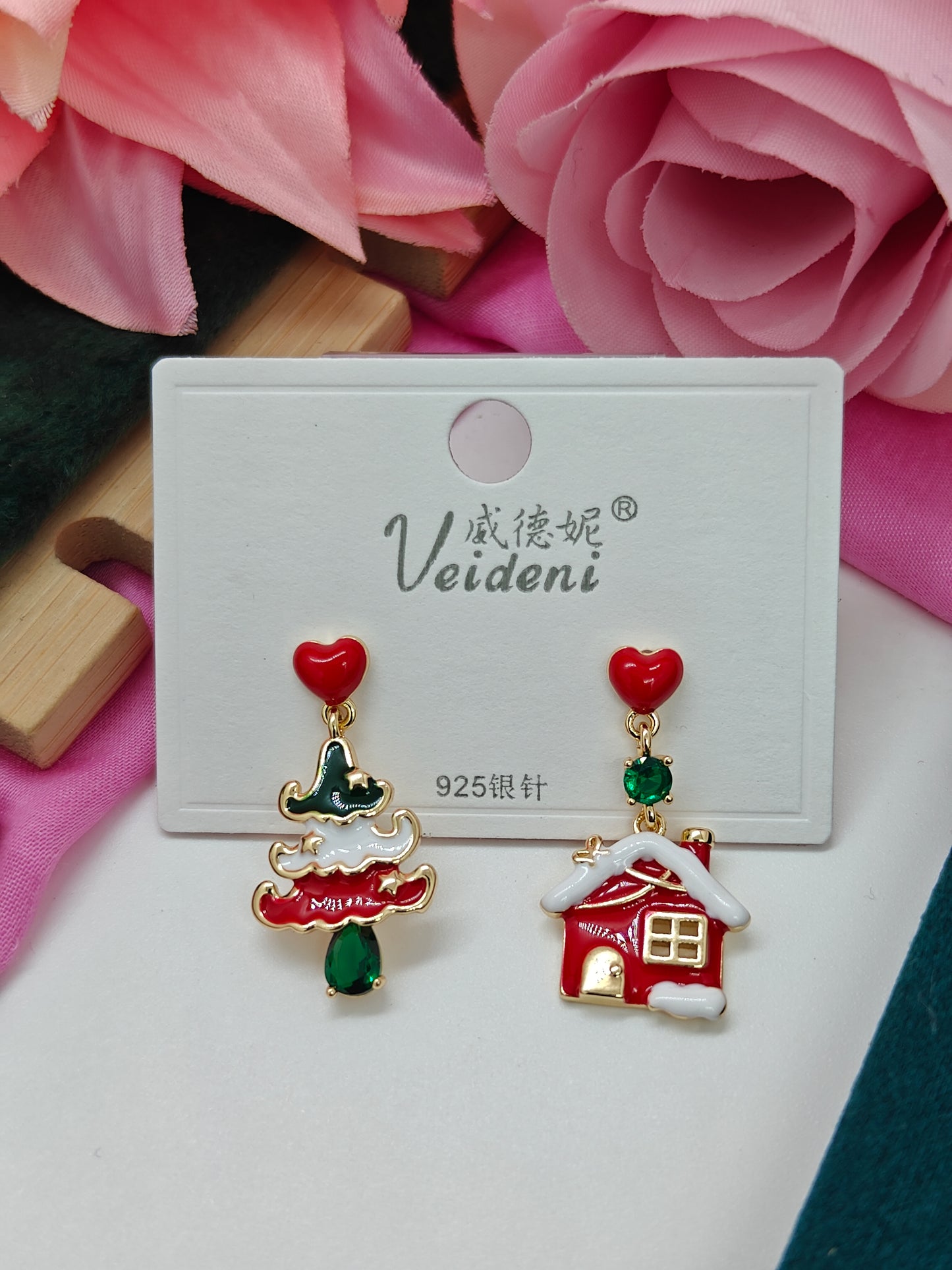 Quirky Earrings - Merry Christmas - #QNE-245