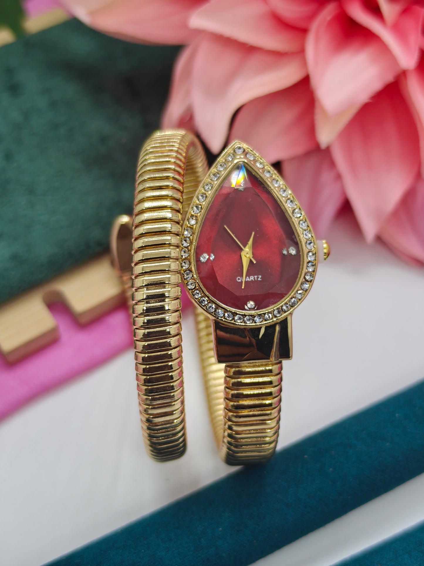Anti Tarnish Spiral Watch #B428