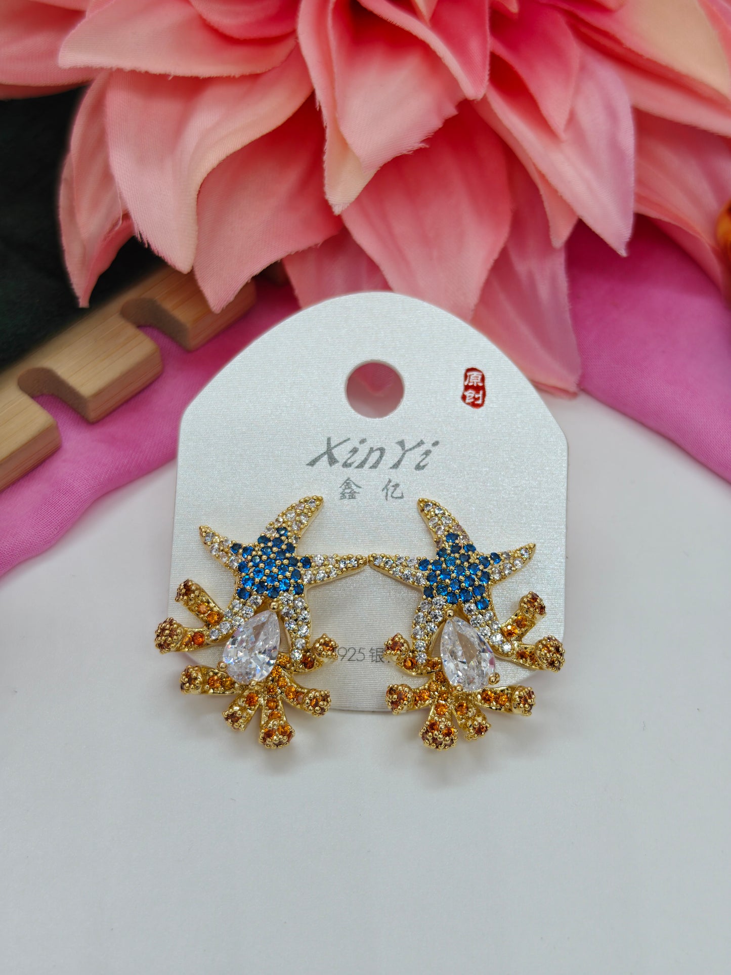 Quirky Earrings Jelly Star - #QNE-211