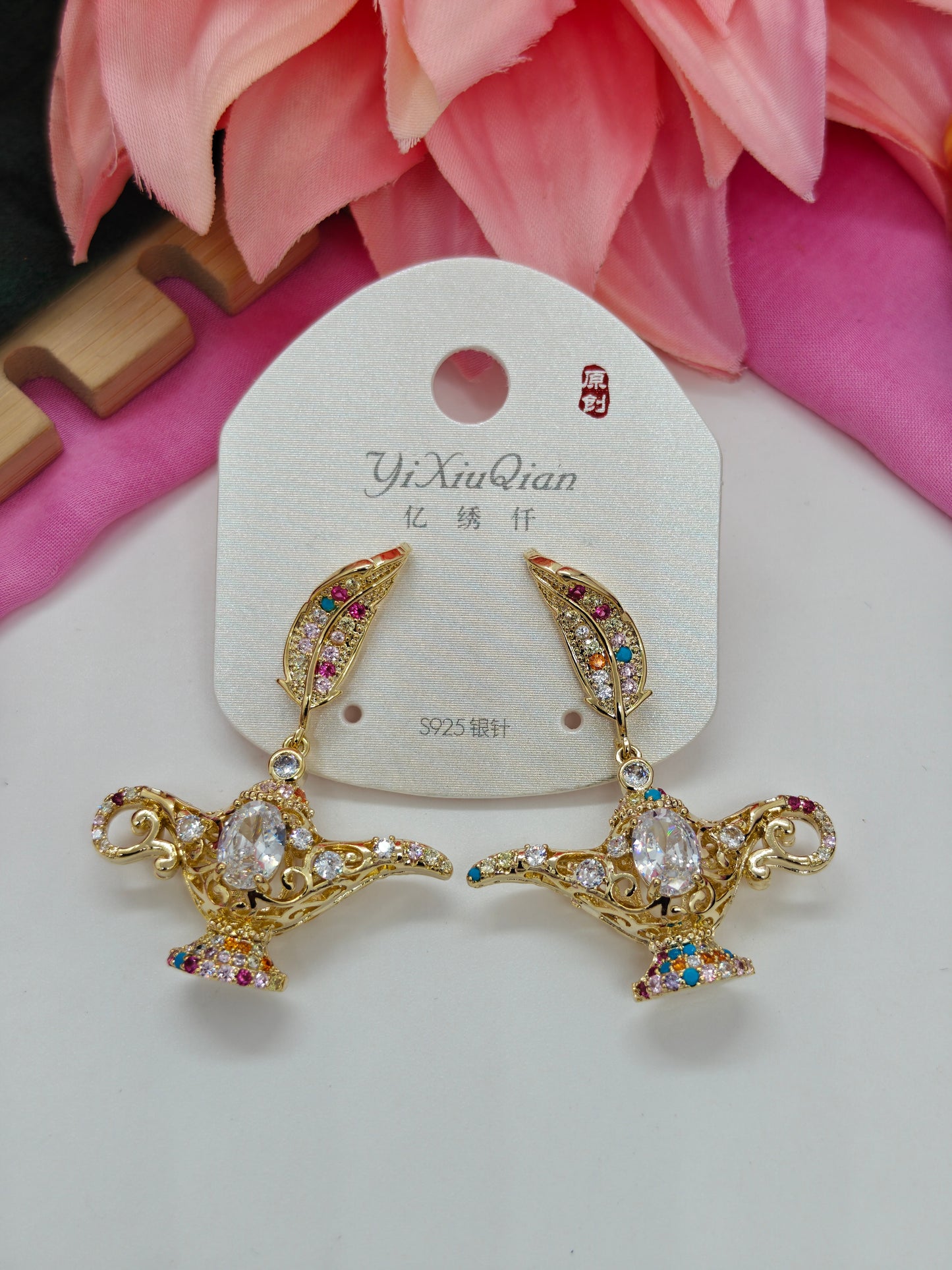 Quirky Earrings - Magic Lamp - #QNE-220