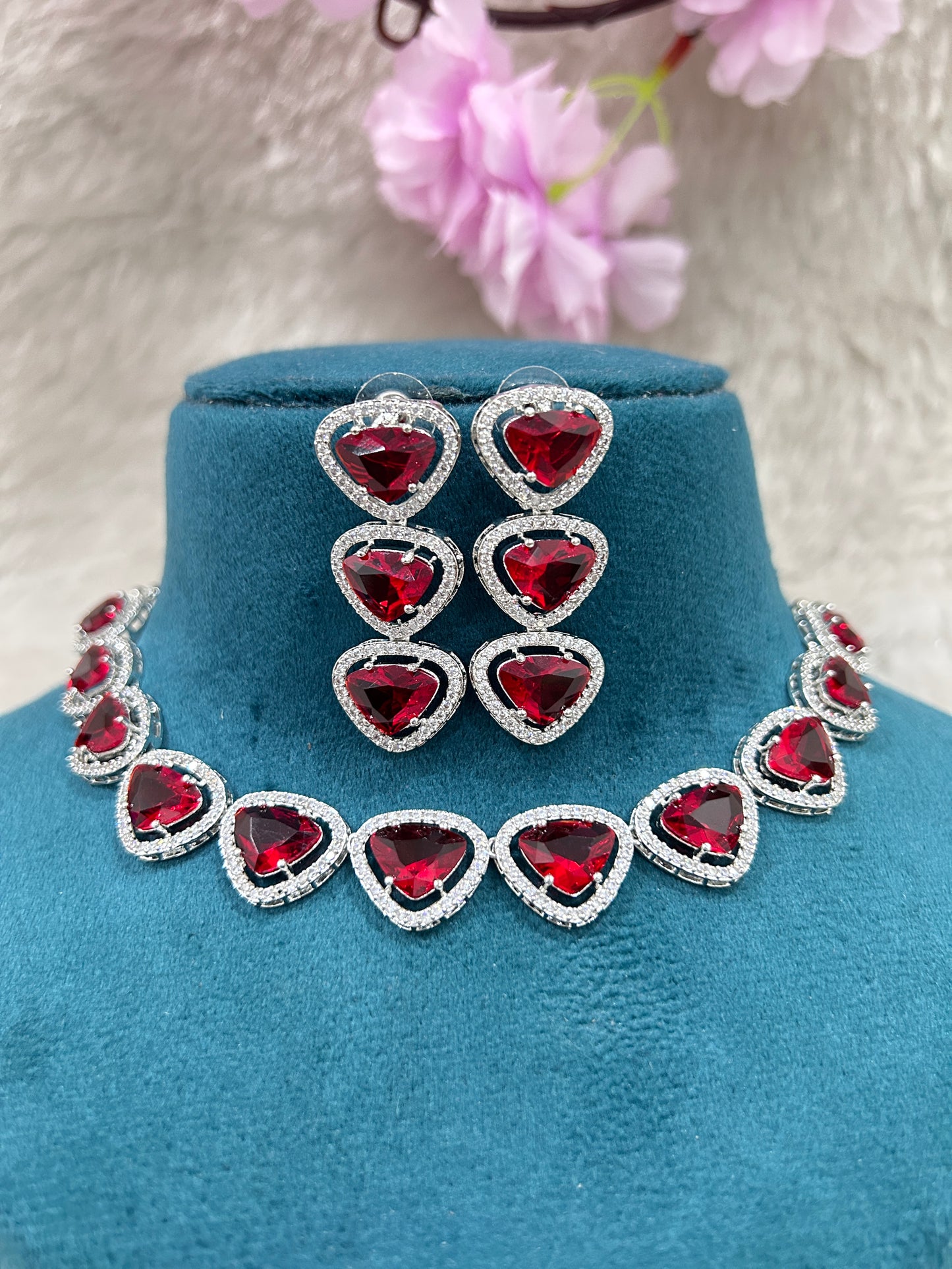 AD Choker Set #AD001 (Red)