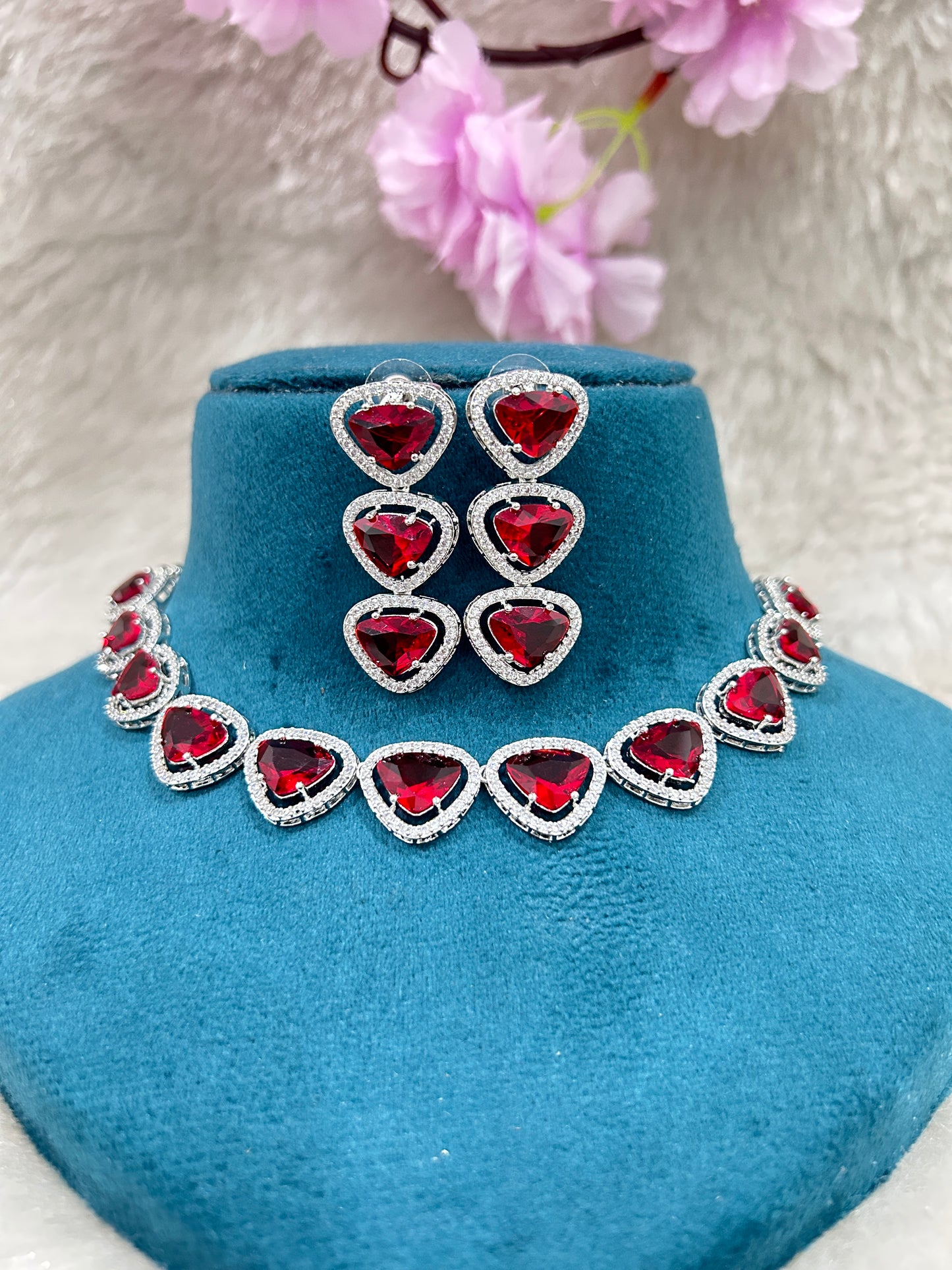AD Choker Set #AD001 (Red)