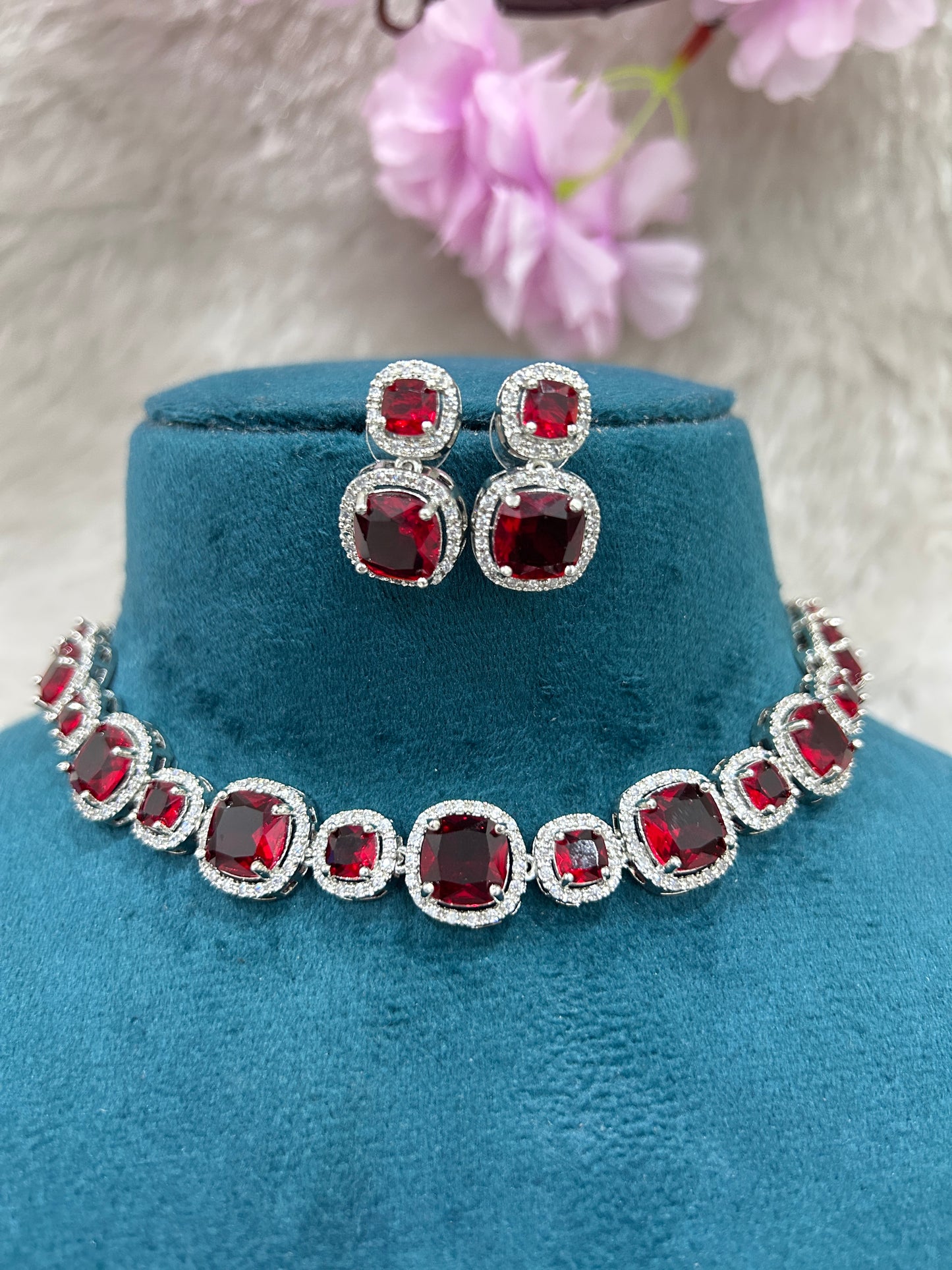 AD Choker Set #AD002 (Red)