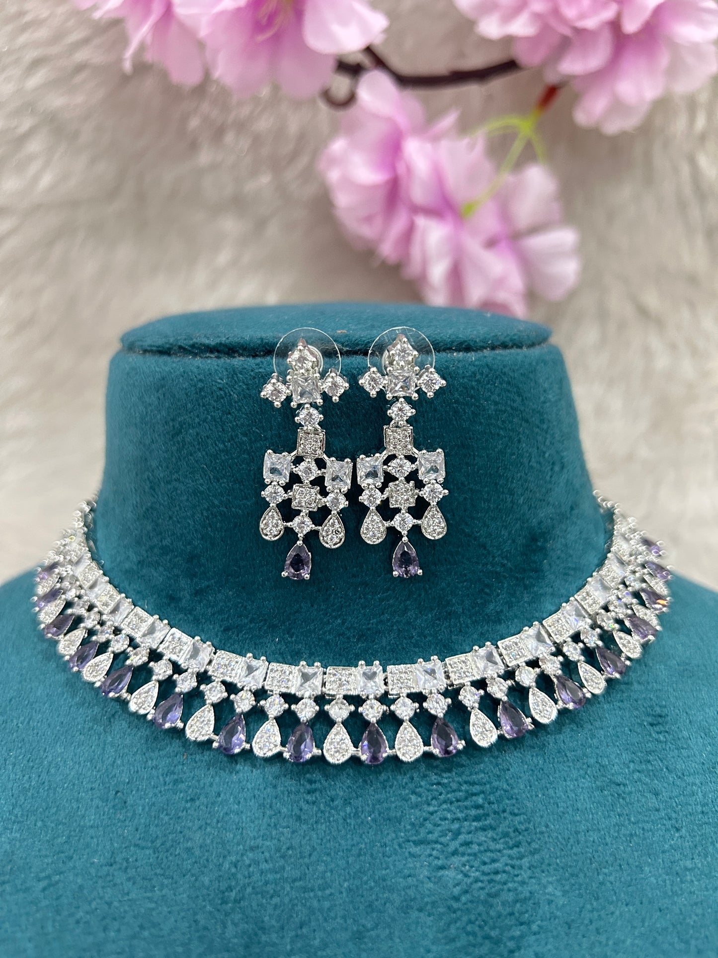 AD Choker Set #AD004 (Purple)