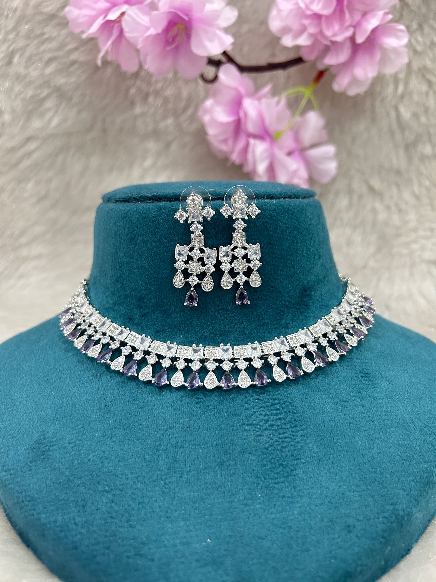 AD Choker Set #AD004 (Purple)