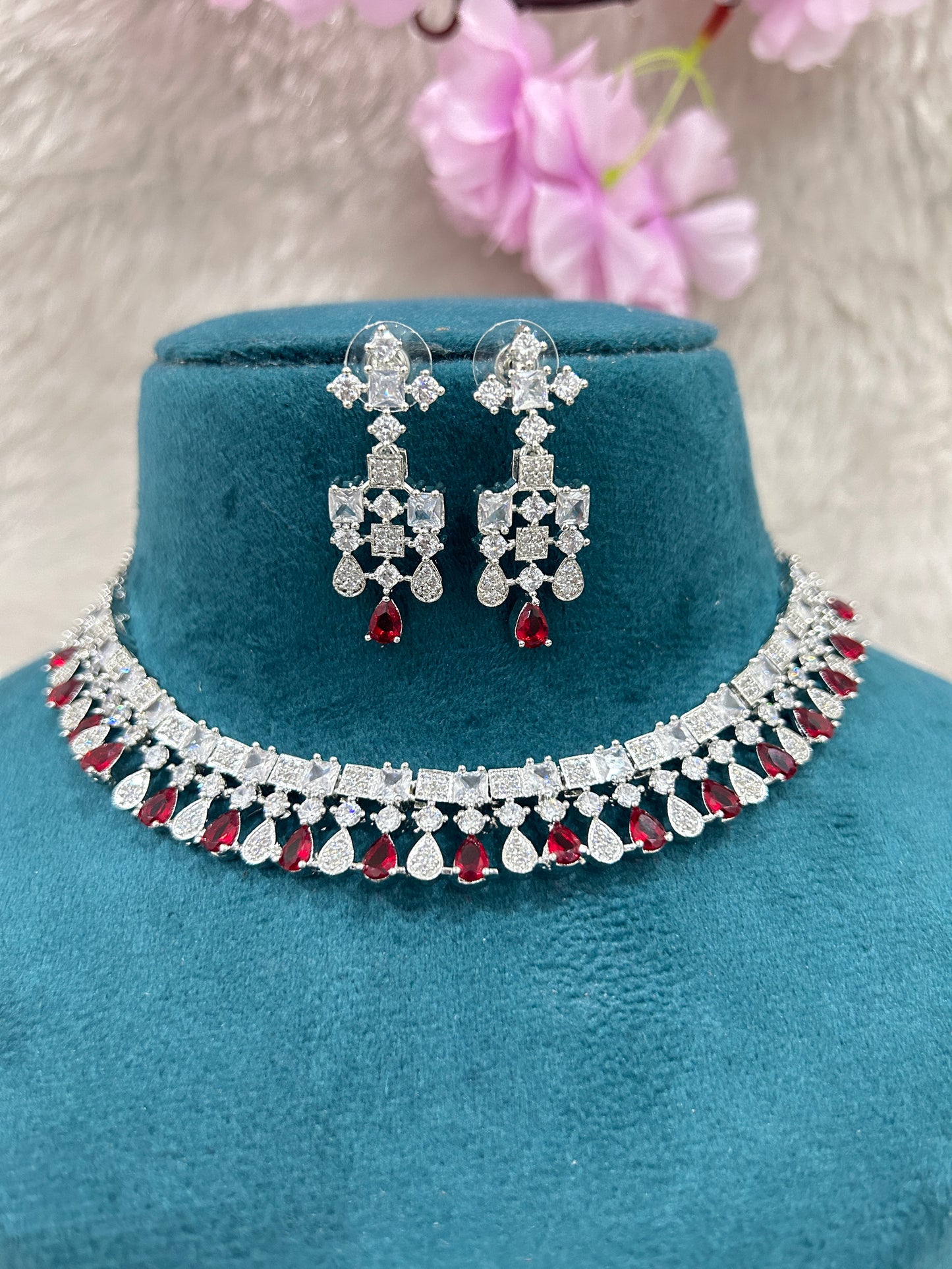 AD Choker Set #AD004 (Red)