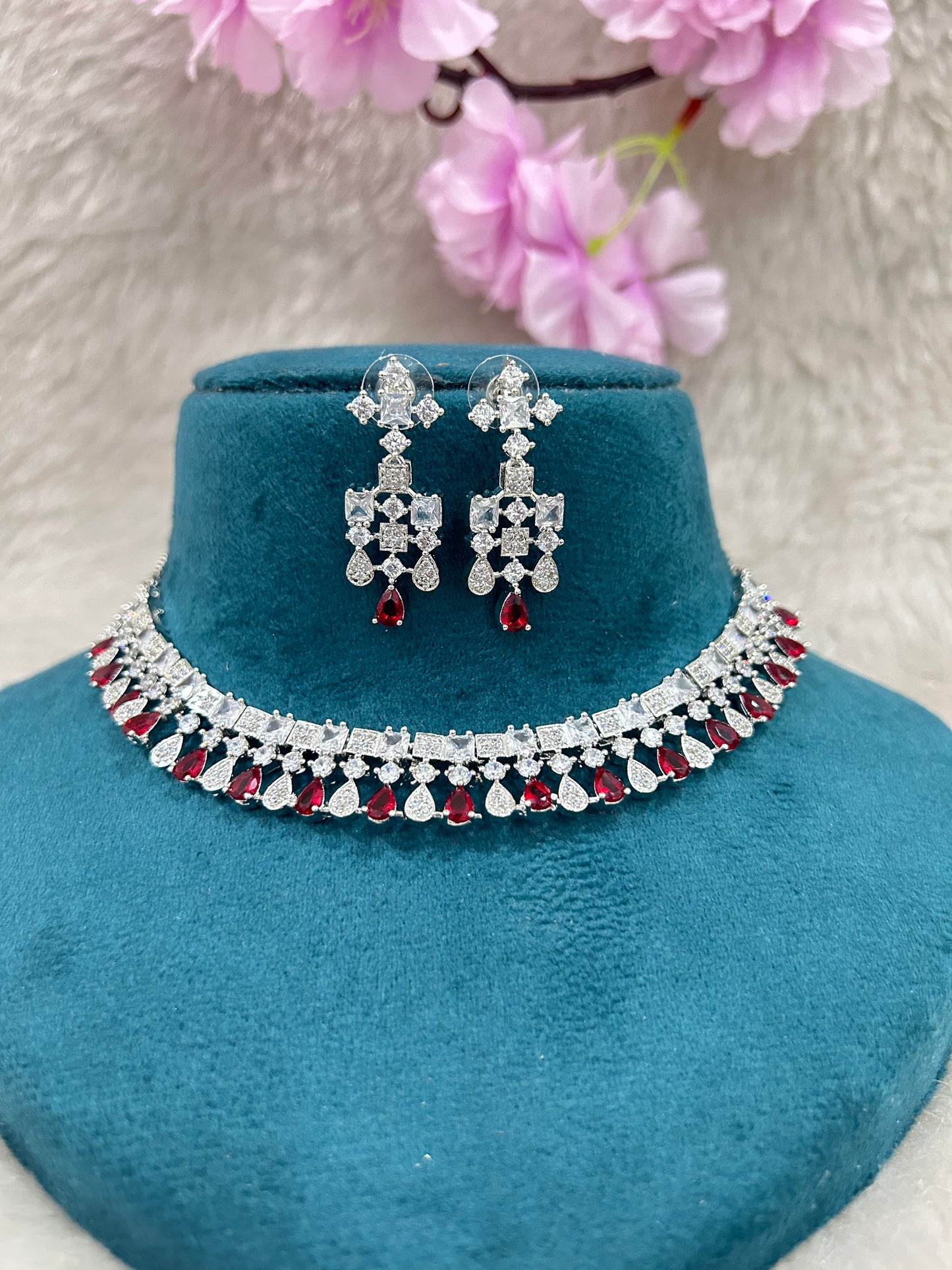 AD Choker Set #AD004 (Red)