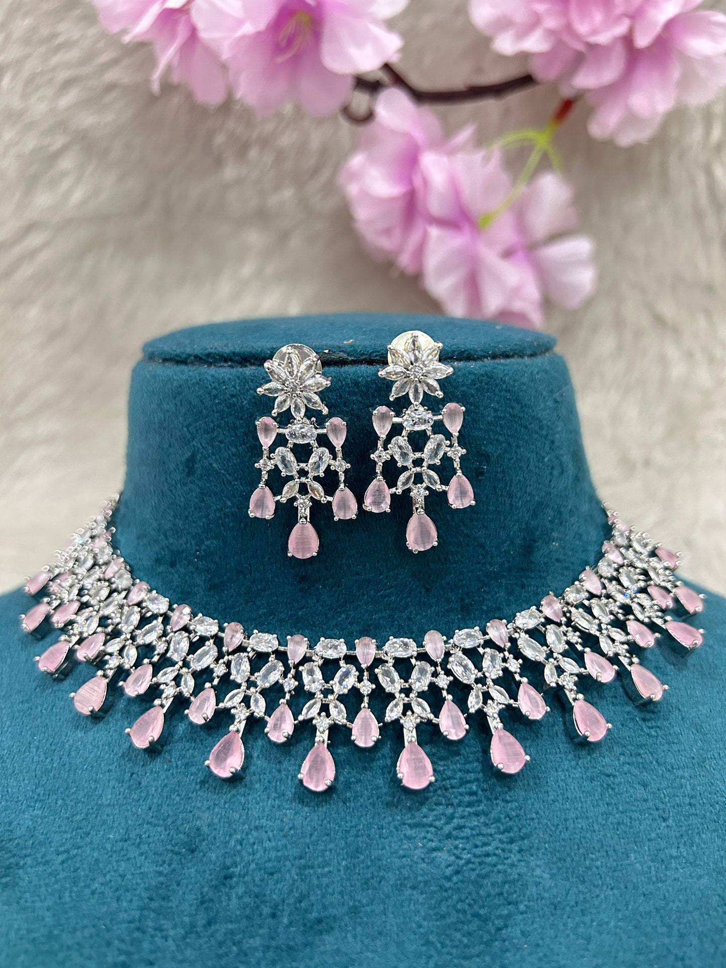 AD Choker Set #AD005 (Pink)