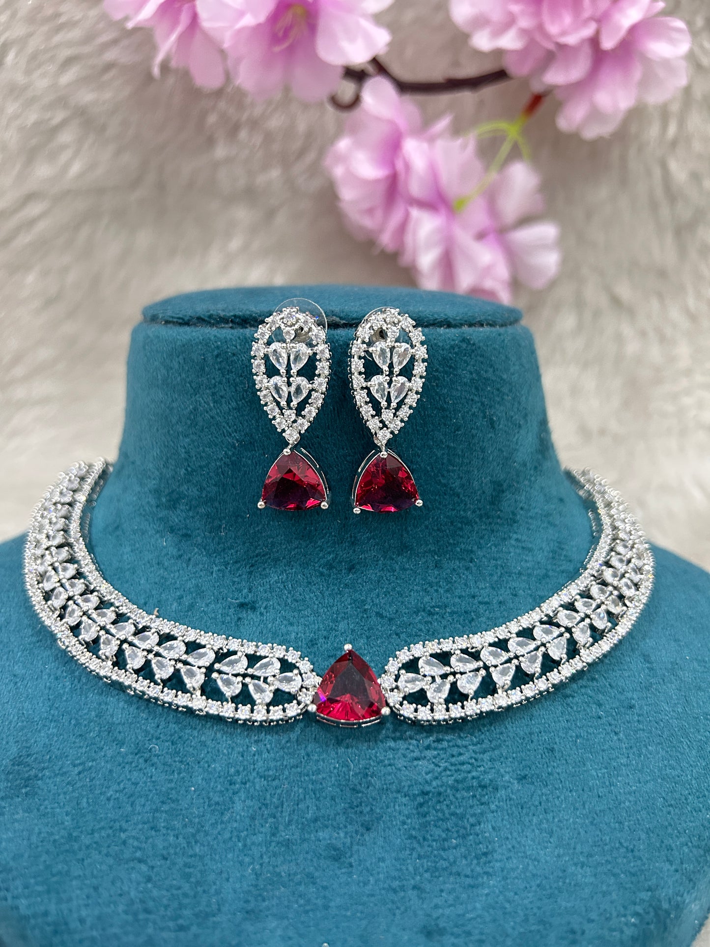 AD Choker Set #AD008 (Red)