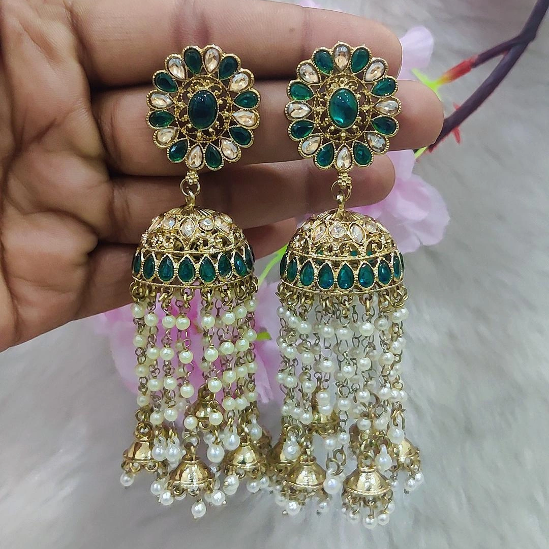 Earrings #E010 (Maroon | Green | Multi | Red)
