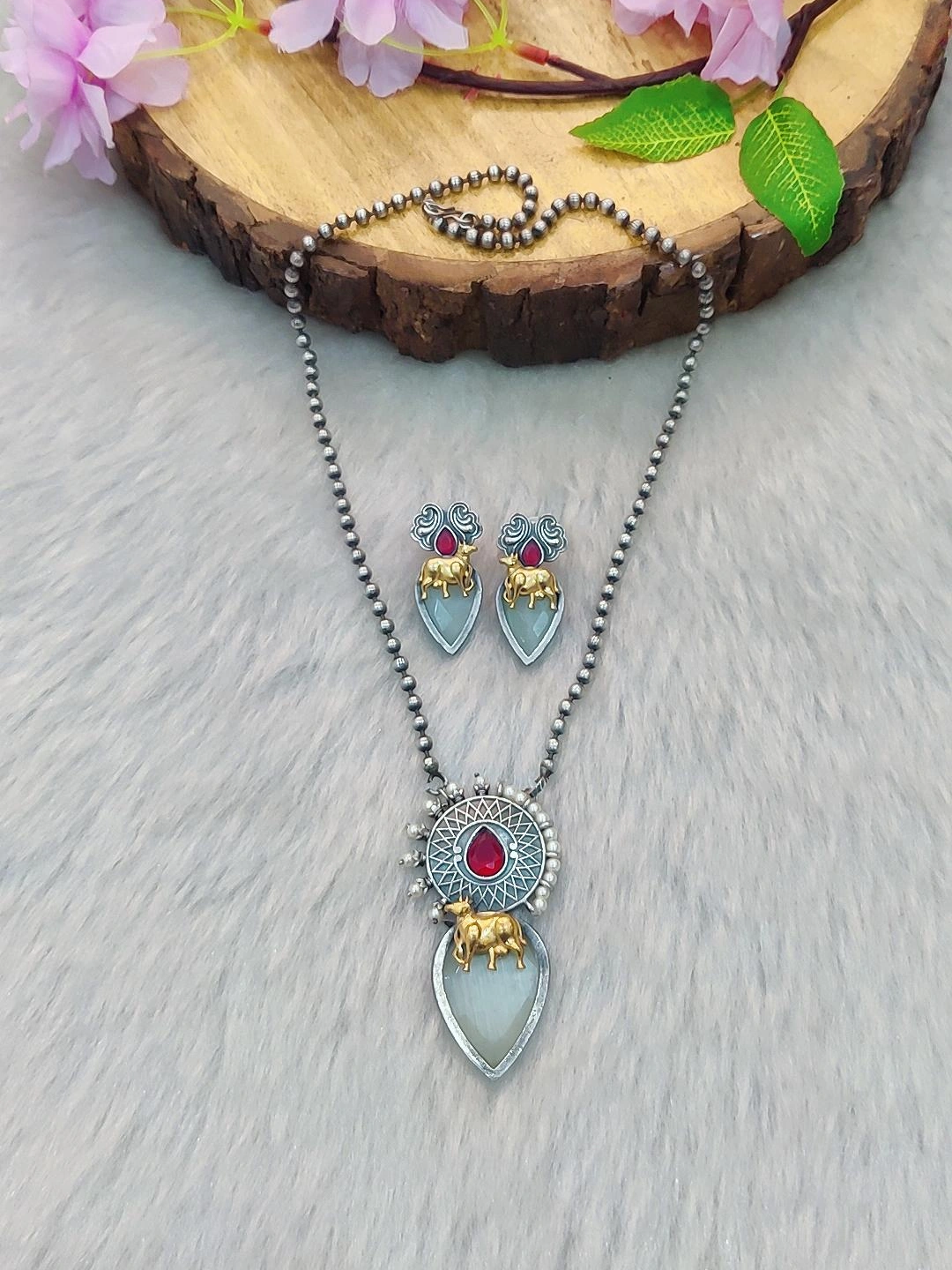 German Silver Necklace Set #N02