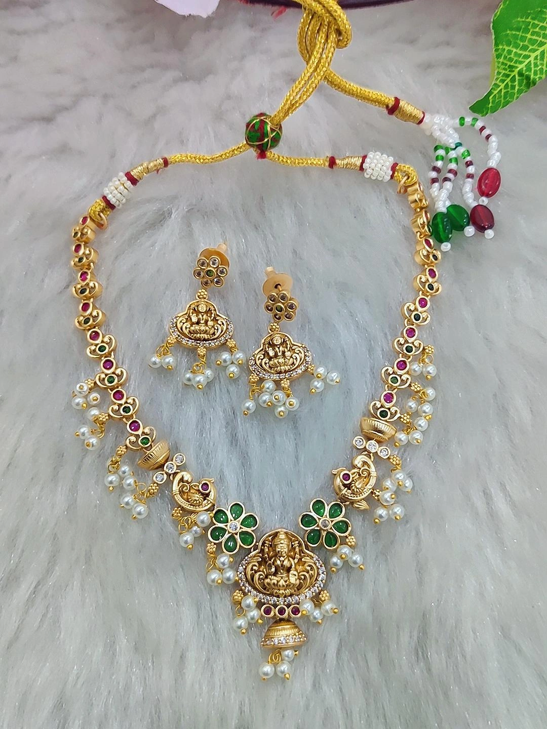 South Indian Temple Jewellery Set #N16