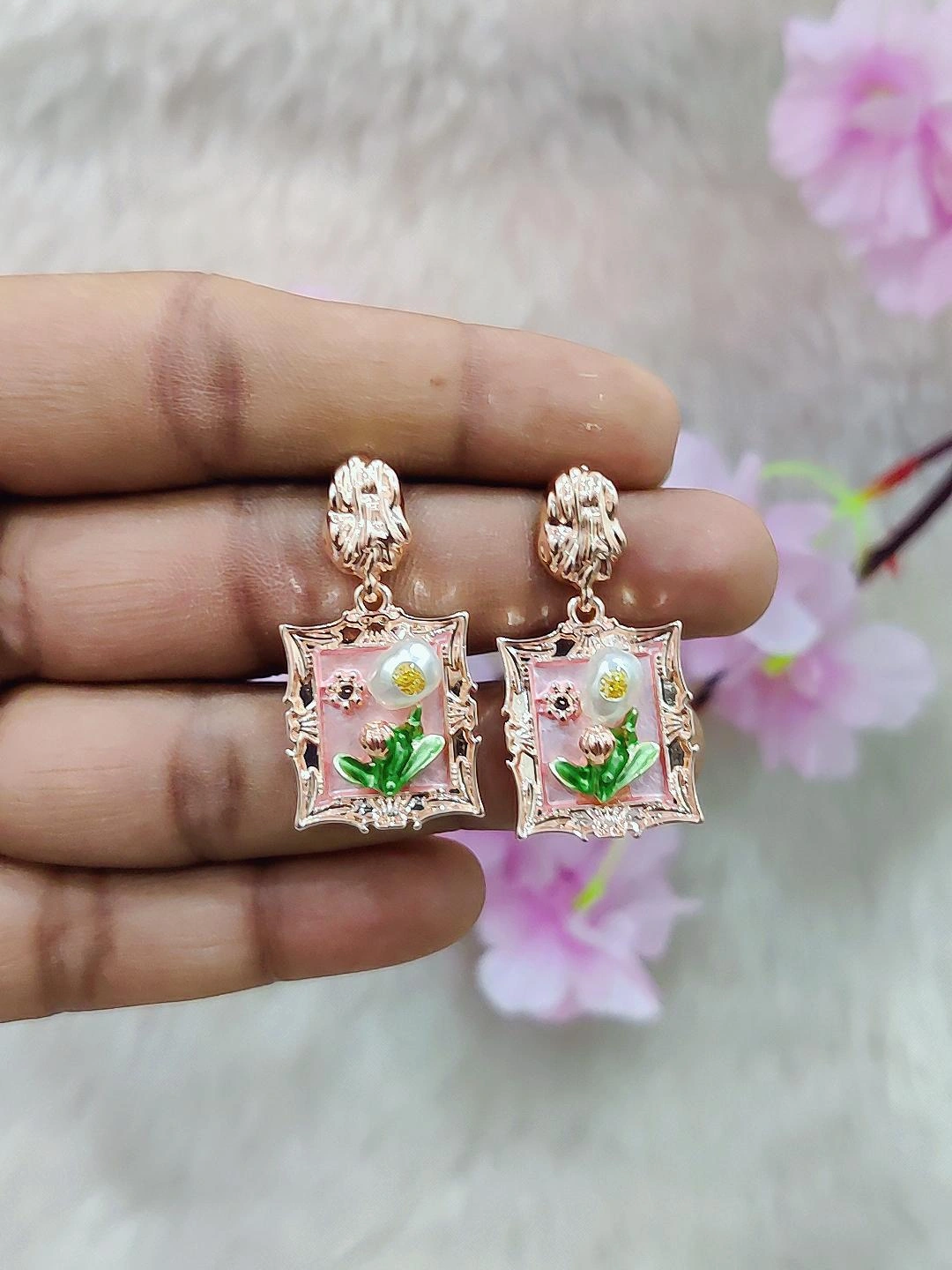Floral Earrings #FE012 (Multi-3)
