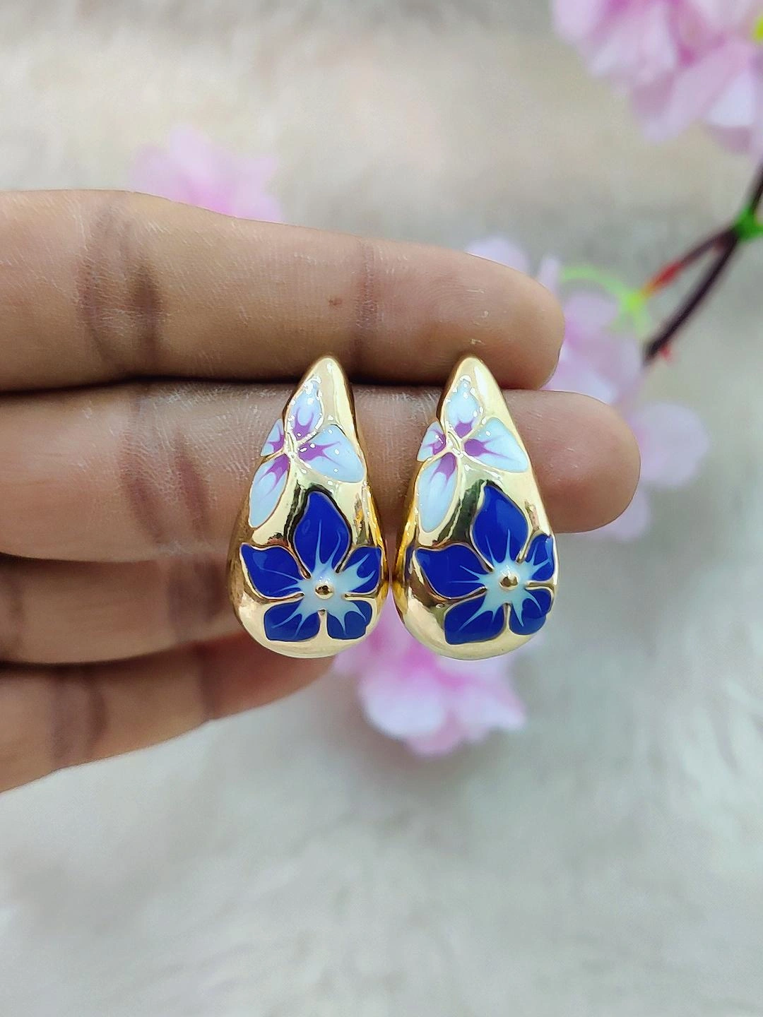 Tear-Drop Earrings #FE018-1