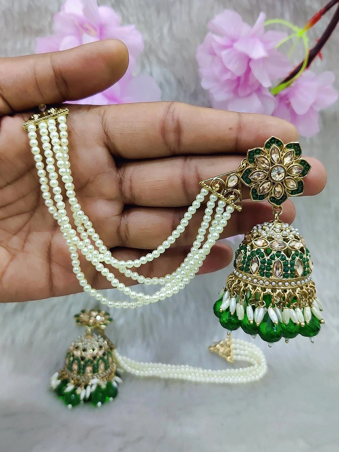 Earrings With Chain #E041