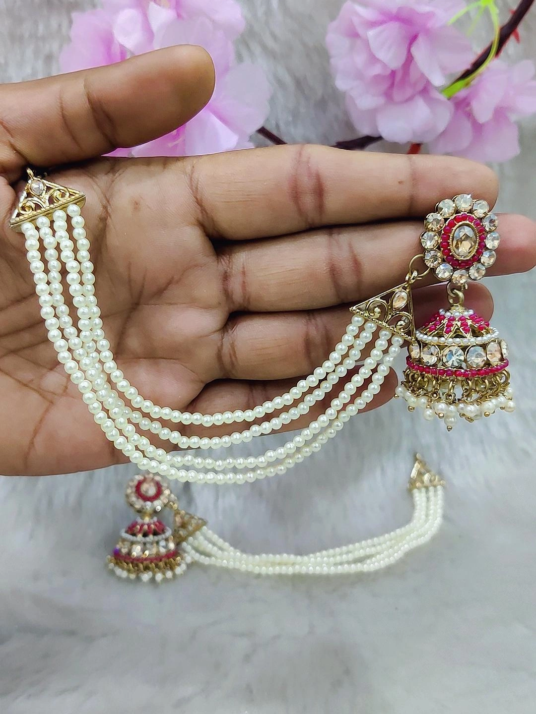 Earrings With Chain #E049