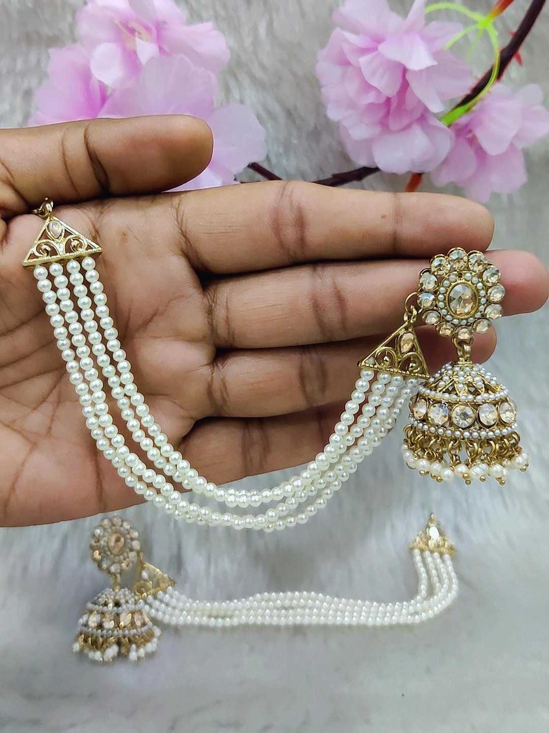 Earrings With Chain #E050