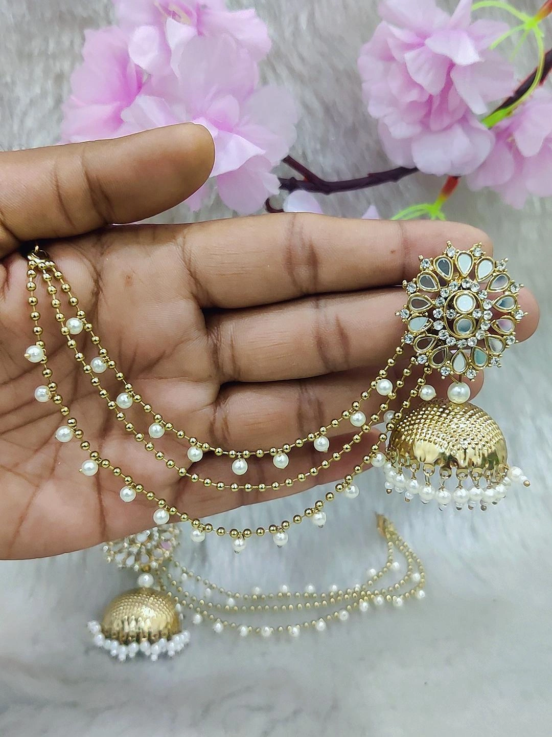 Earrings With Chain #E051