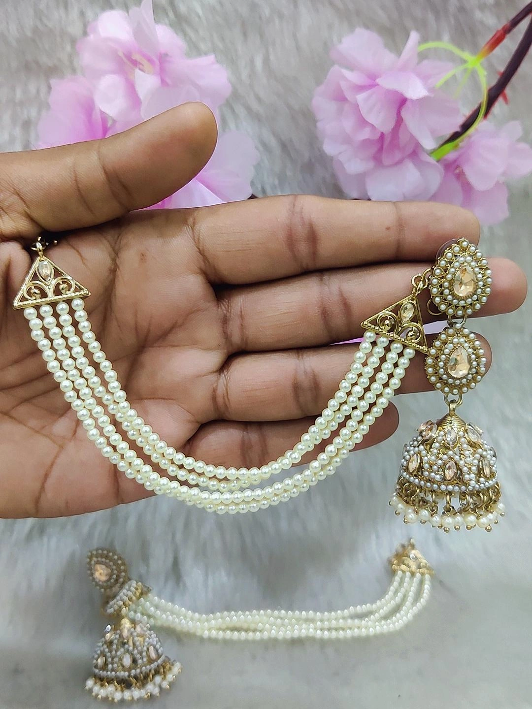 Earrings With Chain #E052