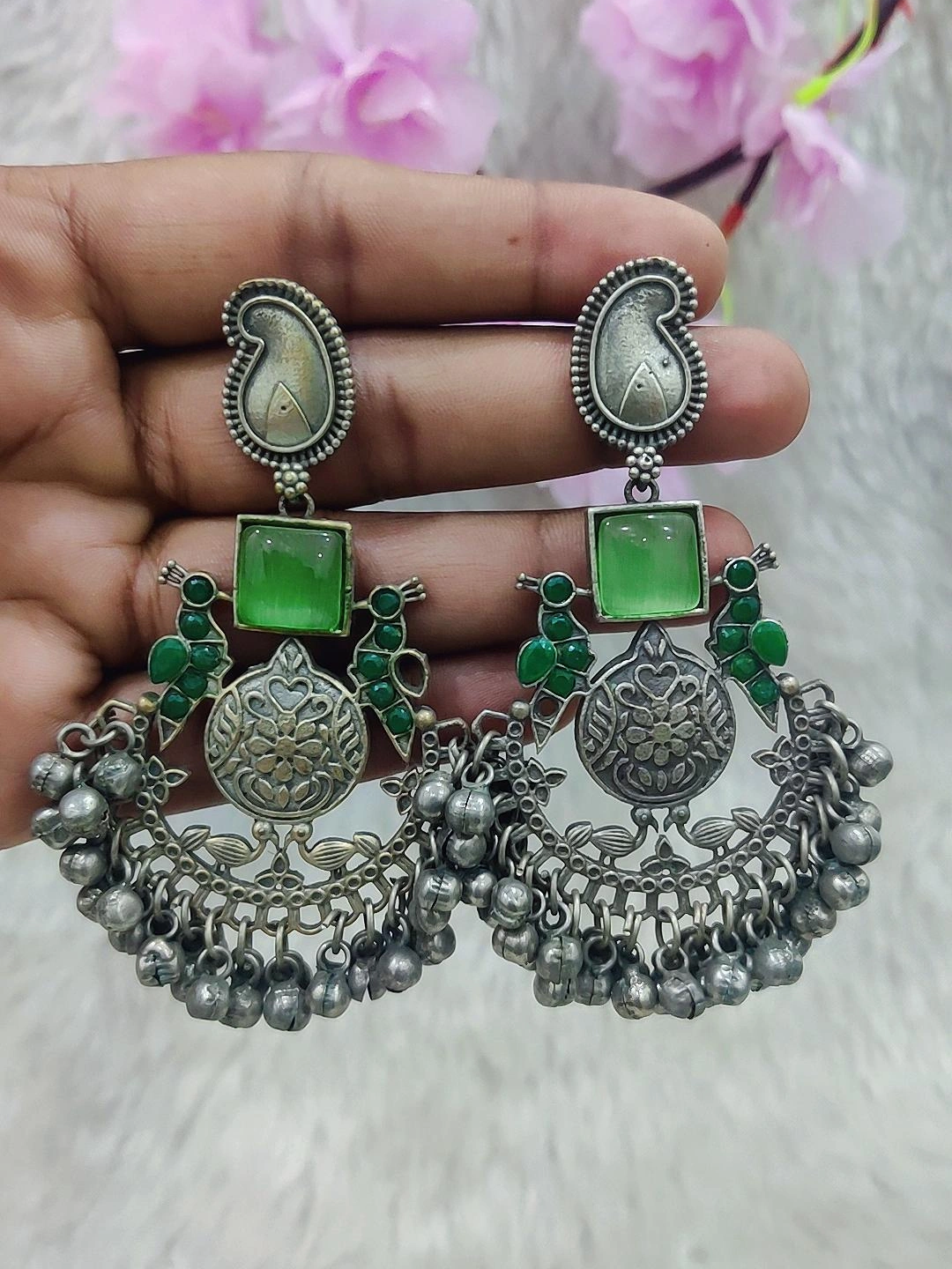 German Silver Earrings #GE031