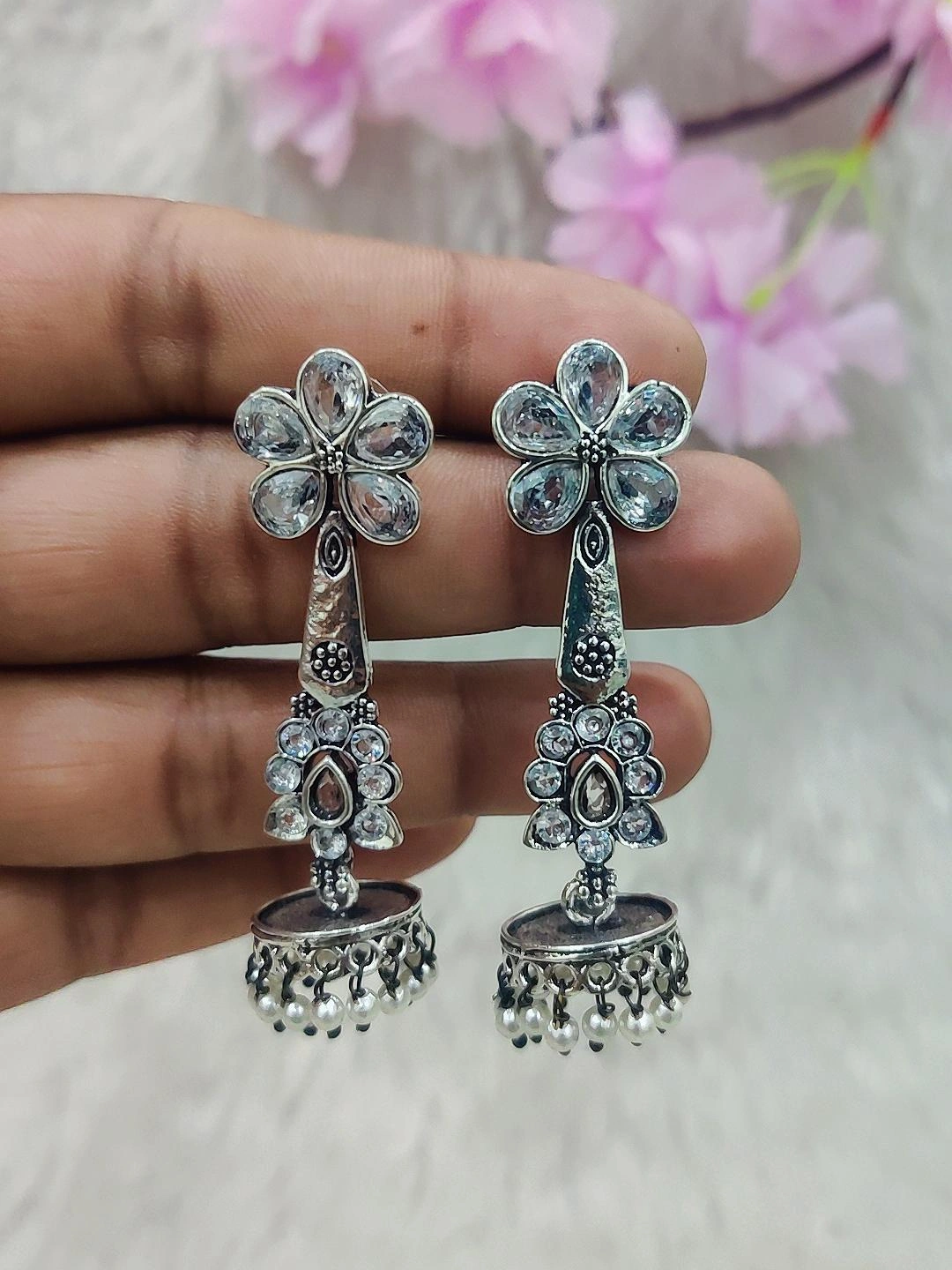 German Silver Earrings #GE059