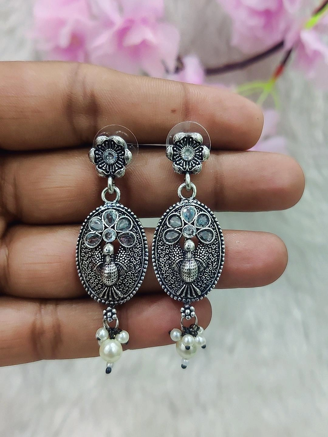 German Silver Earrings #GE070