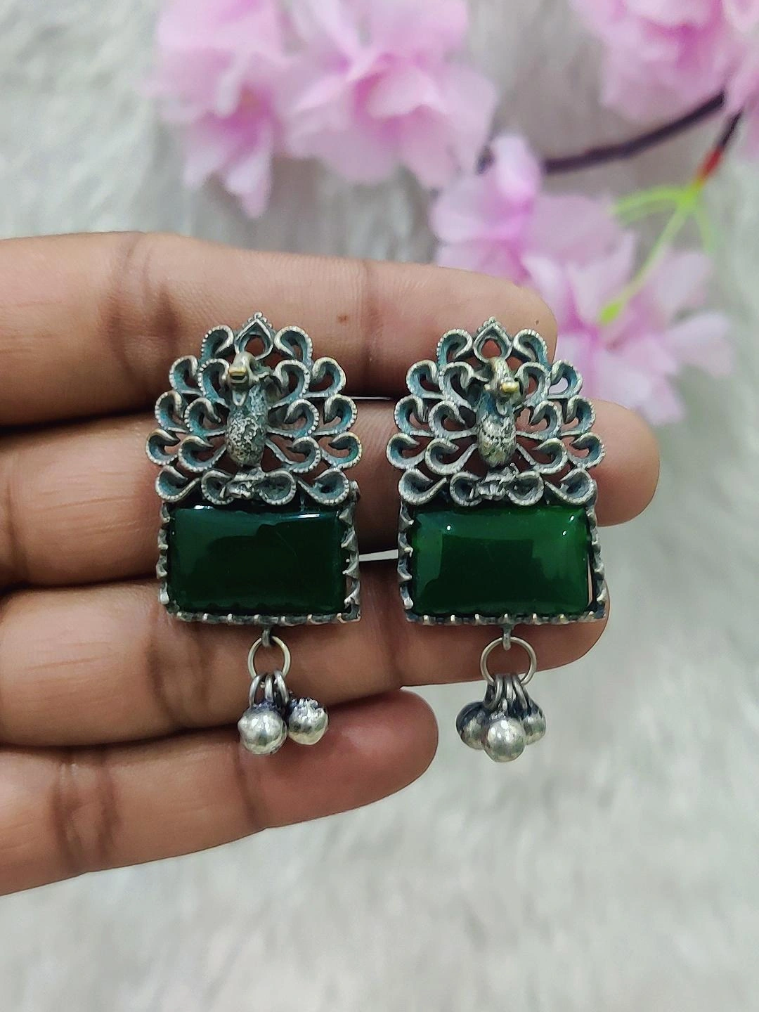 German Silver Earrings #GE075