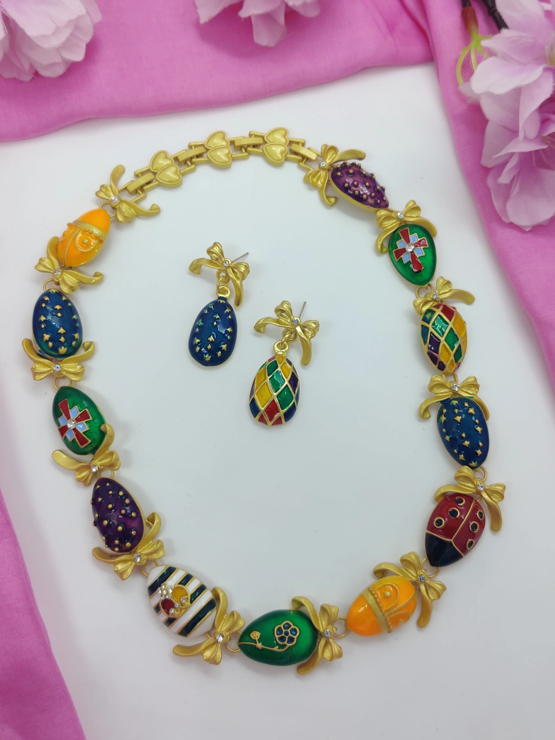 Quirky Necklaces and Earring Combo #QNE001