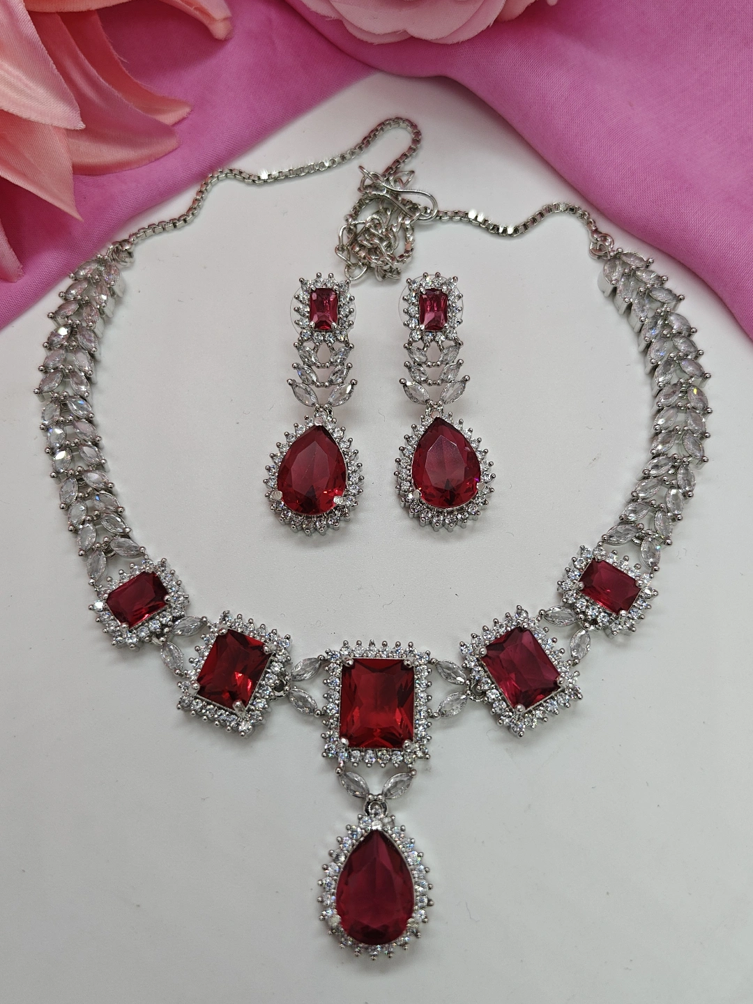AD Choker Set #AD014 (Red)