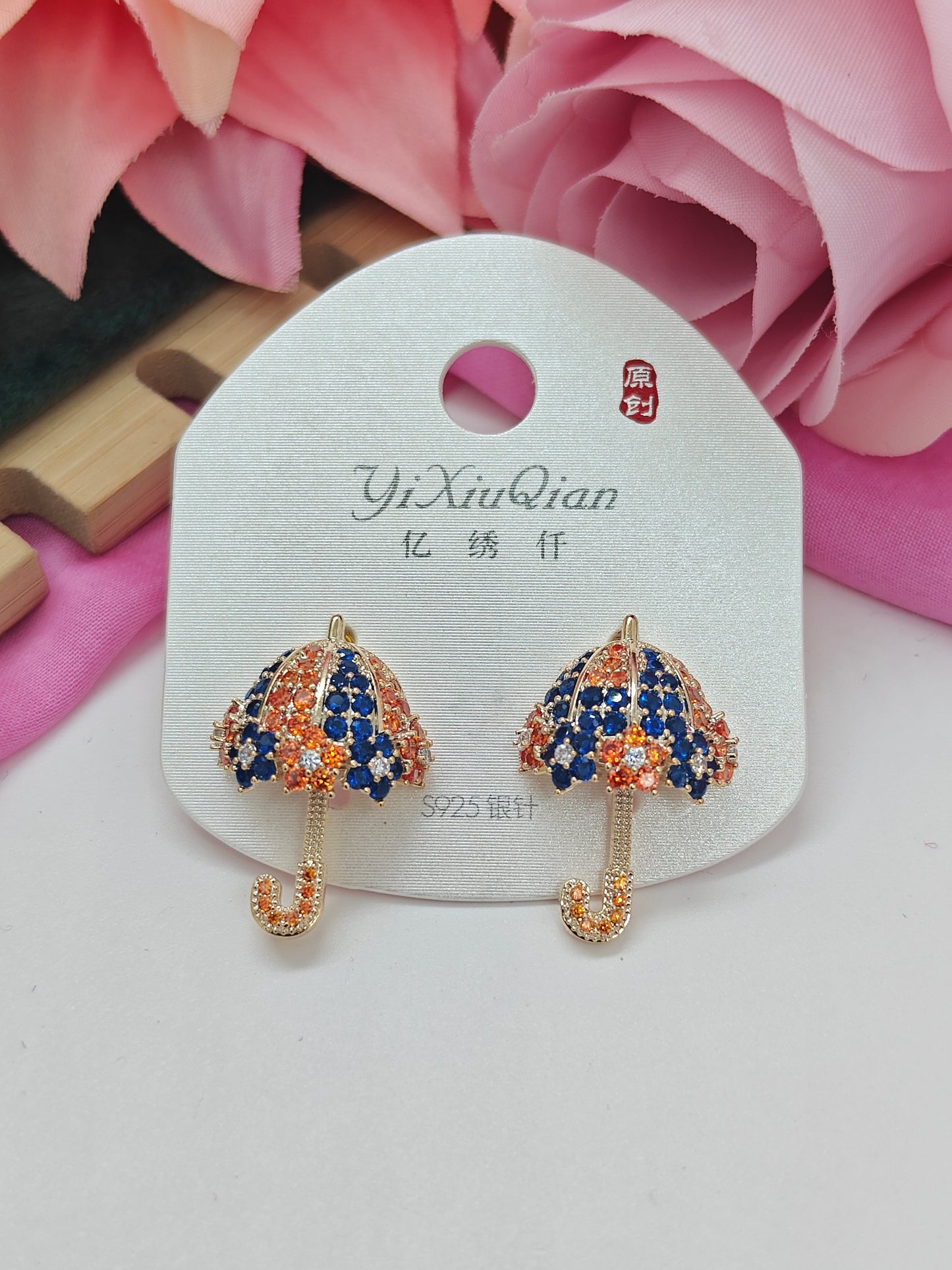 Quirky Earrings - Ear Umbrella - #QNE-193