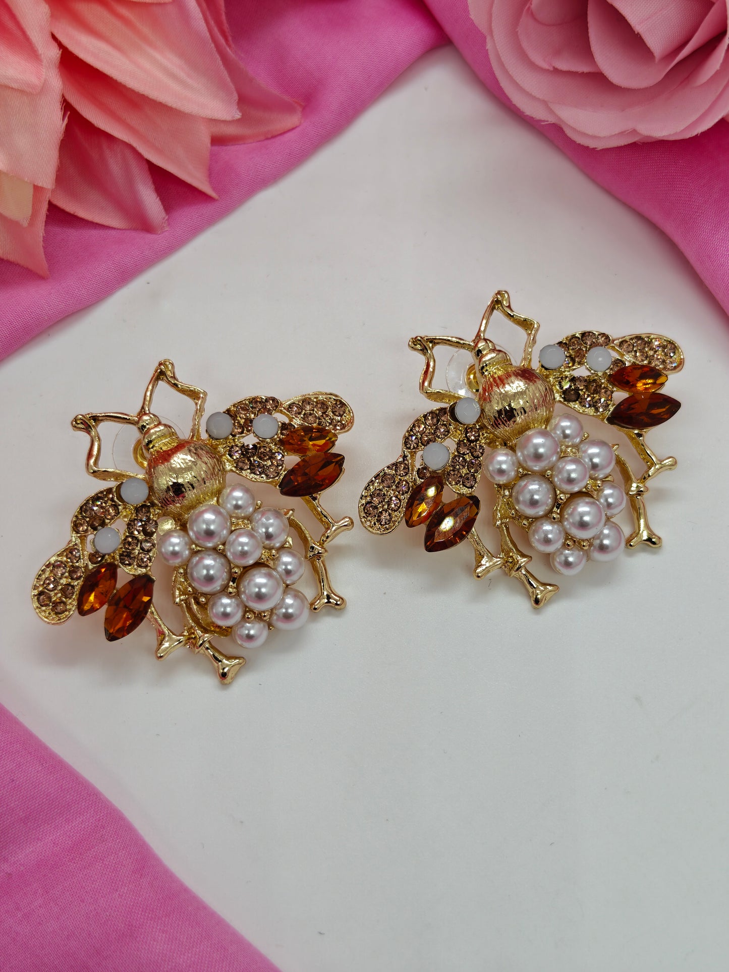Quirky Queen Bee Earrings- #QNE-140