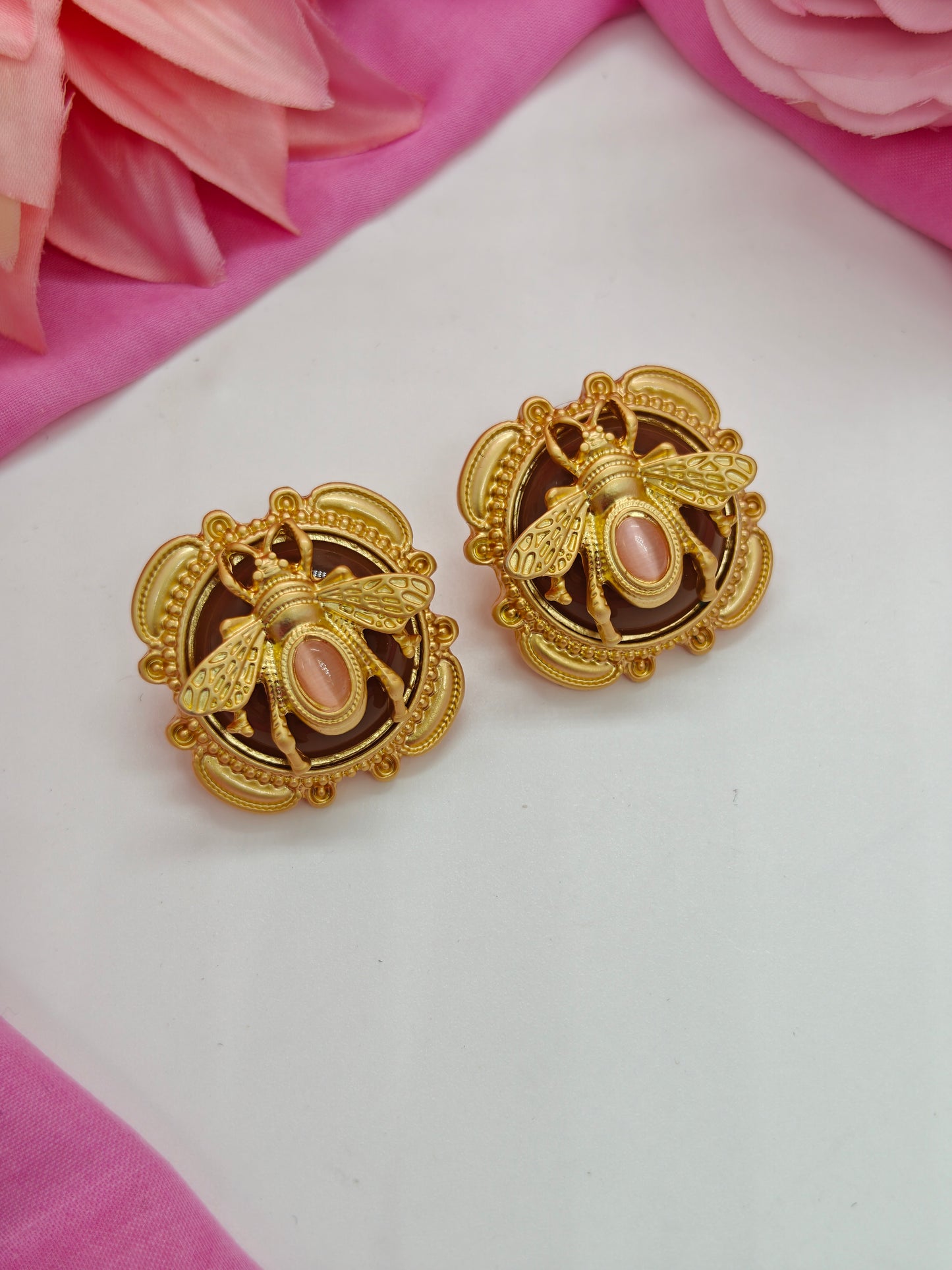Quirky Queen Bee Earrings- #QNE-141