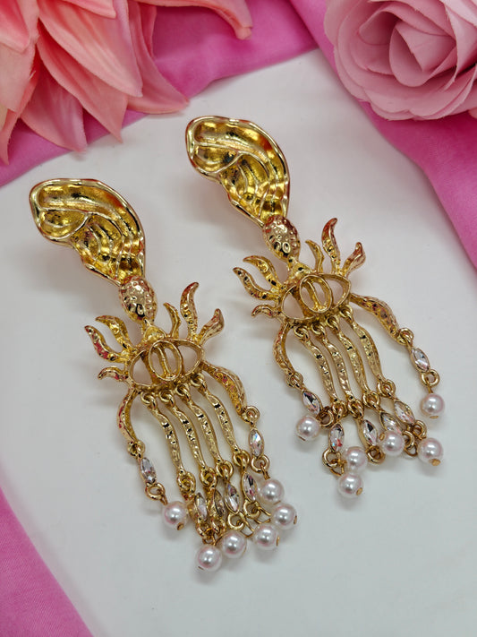 Quirky Kan Evil Eye Earrings- #QNE-146