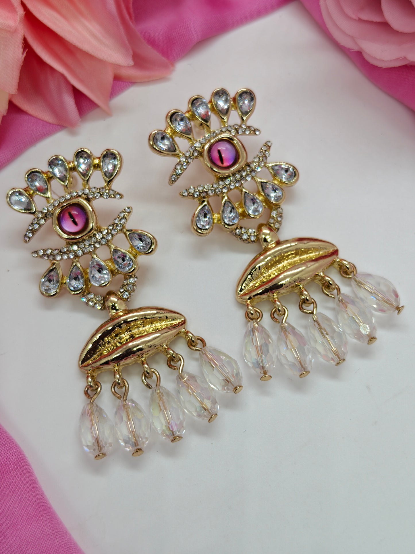 Quirky Evil Eye Earrings- #QNE-147