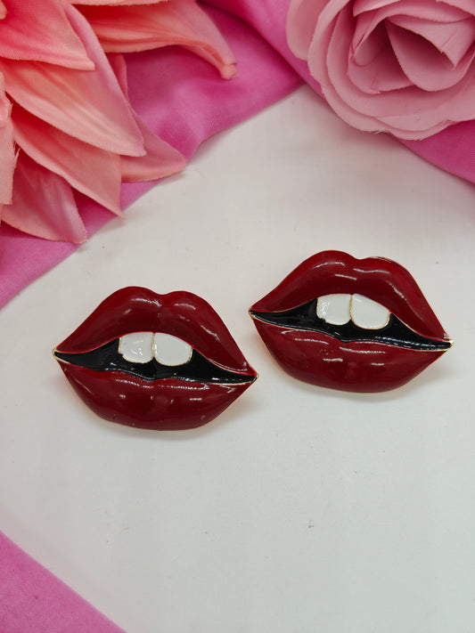 Quirky Lip Earrings- #QNE-153
