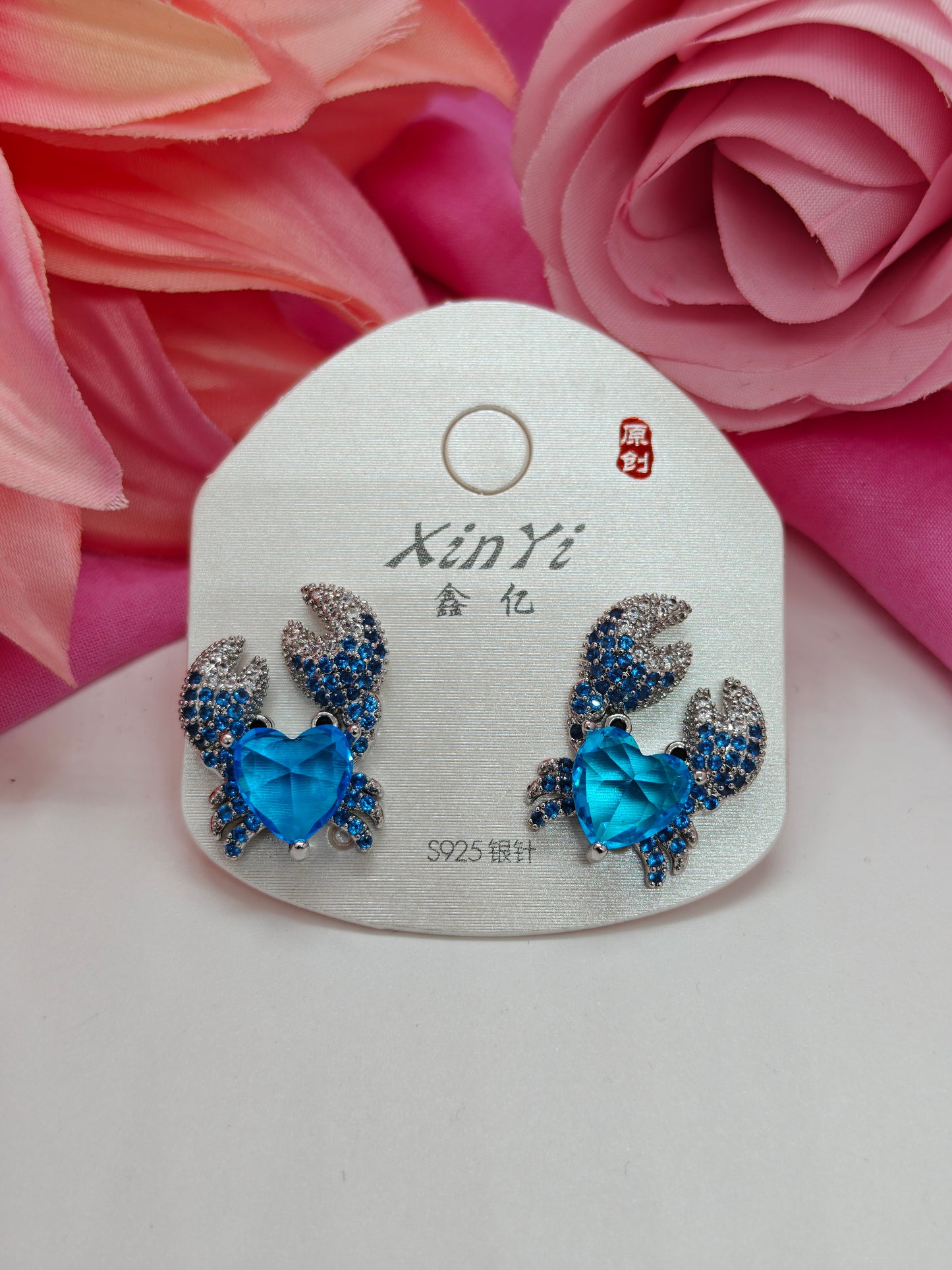 Quirky Earrings - Blue Sebastian #QNE-045