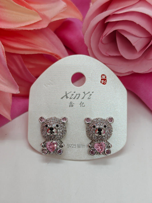 Quirky Earrings Teddy - #QNE-168