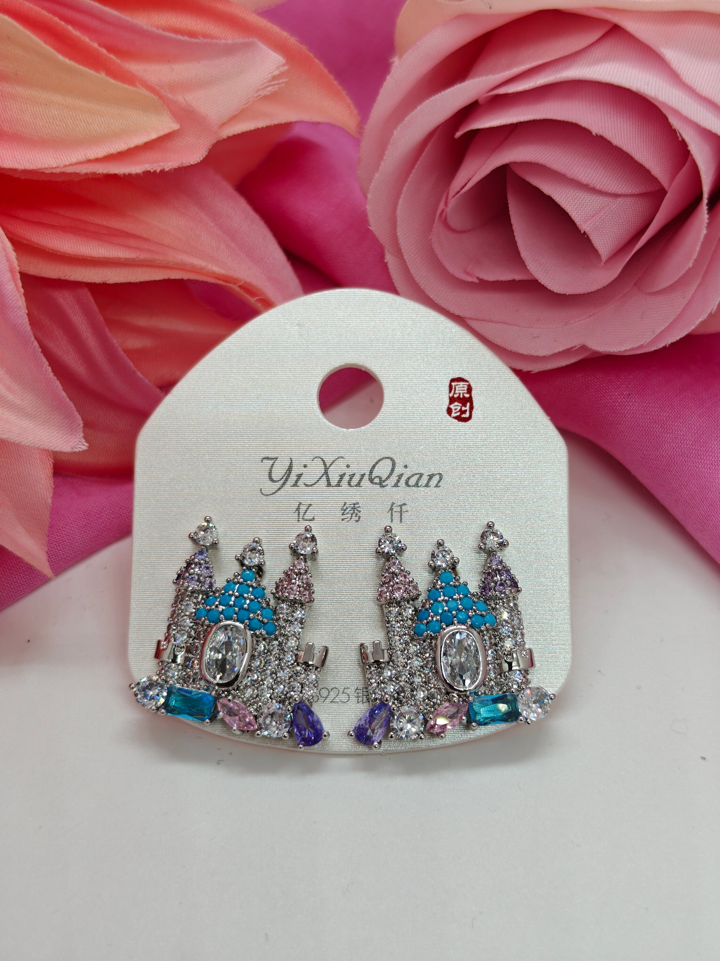 Quirky Earrings - Castle - #QNE-084