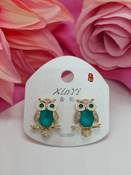 Quirky Earrings - Owl- #QNE-055