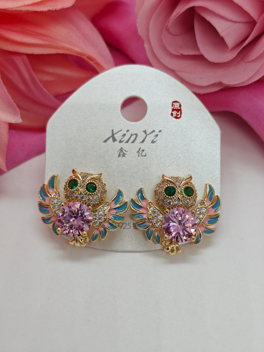 Quirky Earrings - Owl- #QNE-056