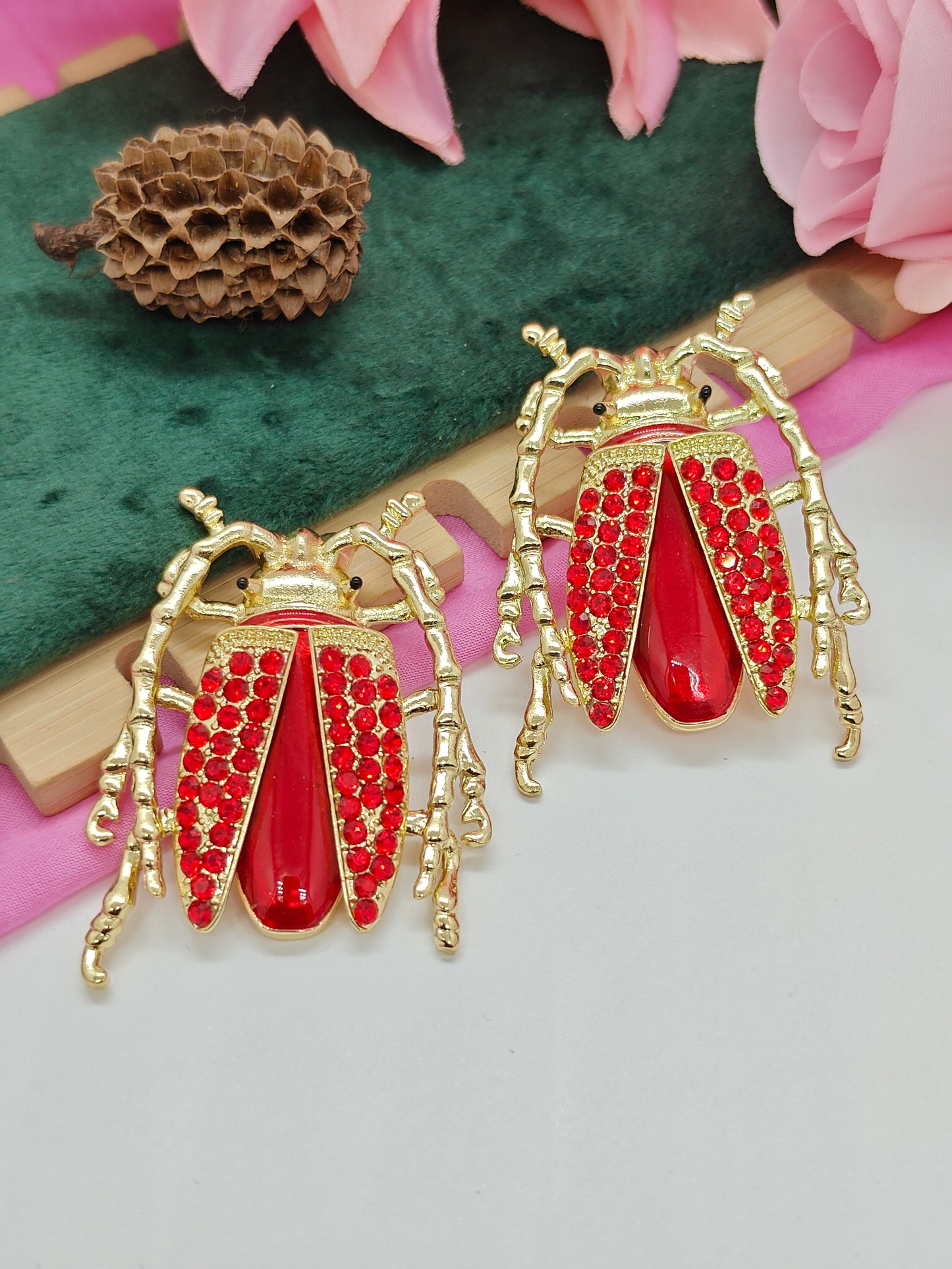 Quirky Earrings - Lay Bugs - #QNE-206