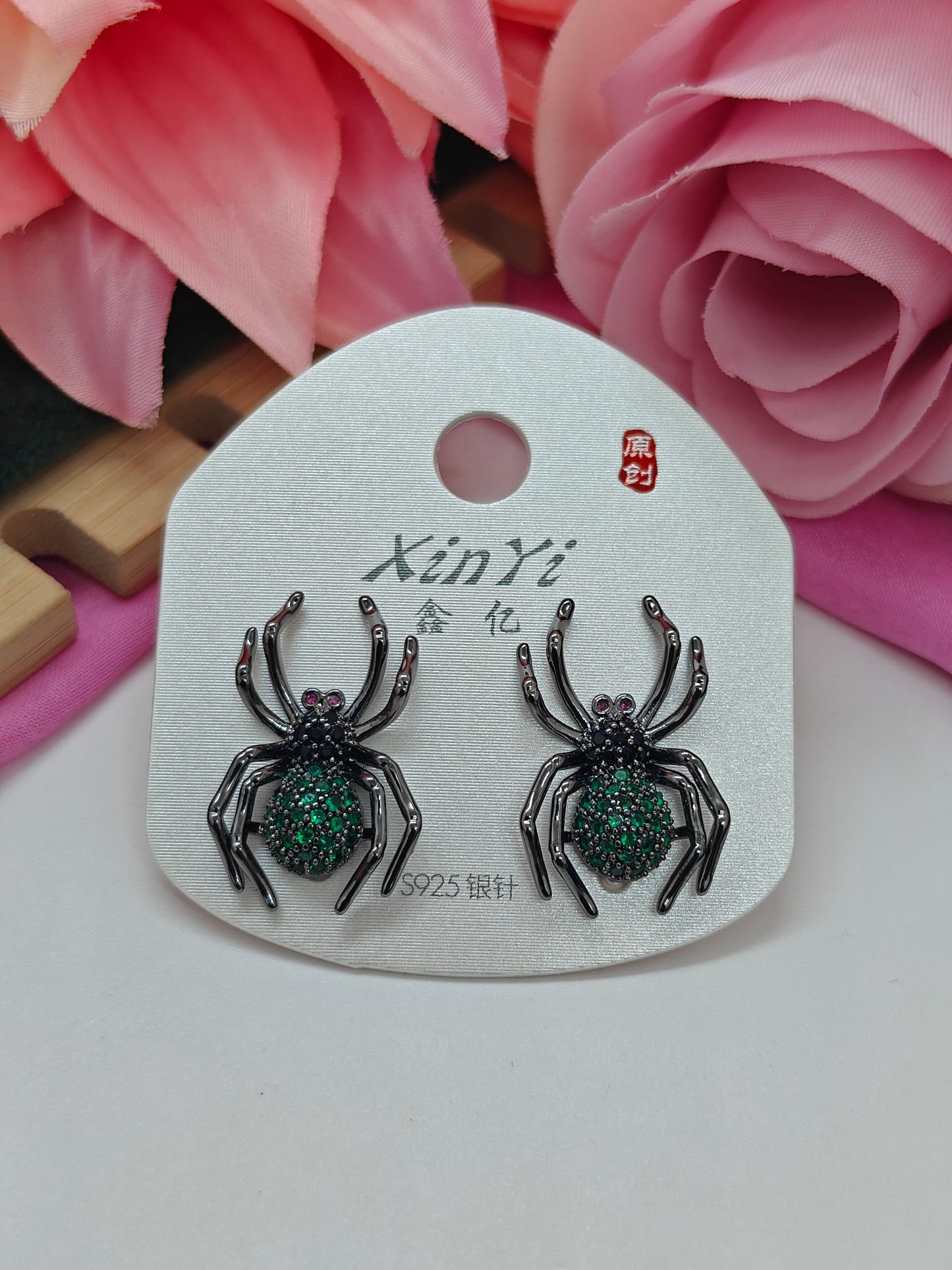 Quirky Earrings - Spider - #QNE-231