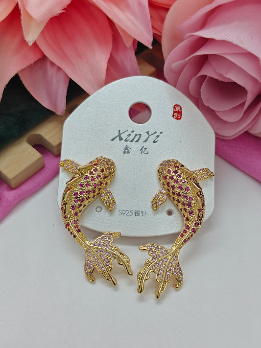 Quirky Earrings - B Shark - #QNE-234