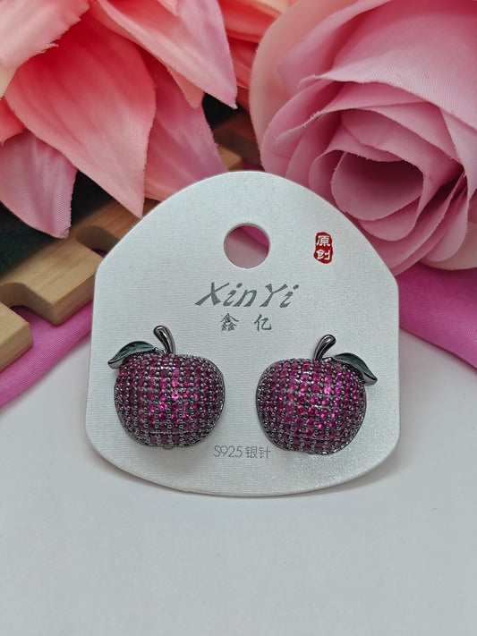 Quirky Earrings - Adam's Apple - #QNE-240