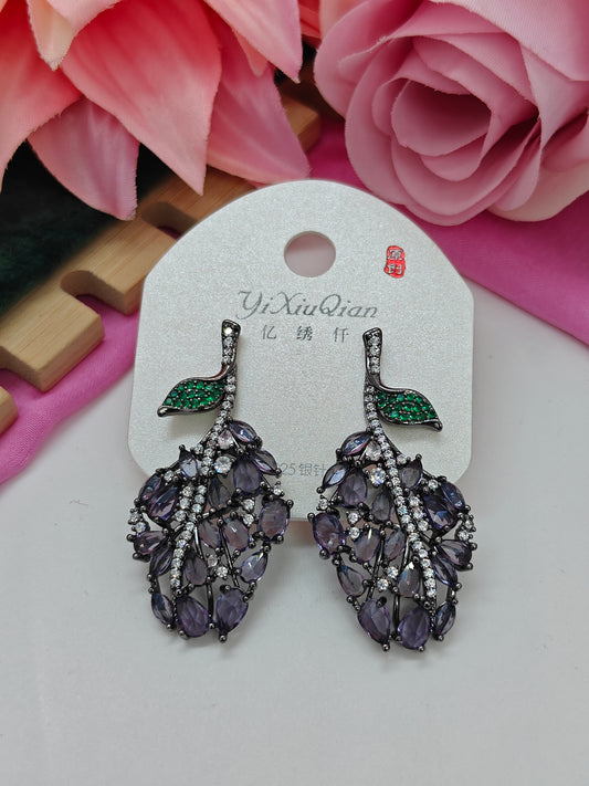 Quirky Earrings - Grapes - #QNE-238