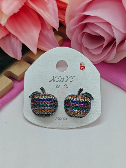 Quirky Earrings - Adam's Apple - #QNE-241