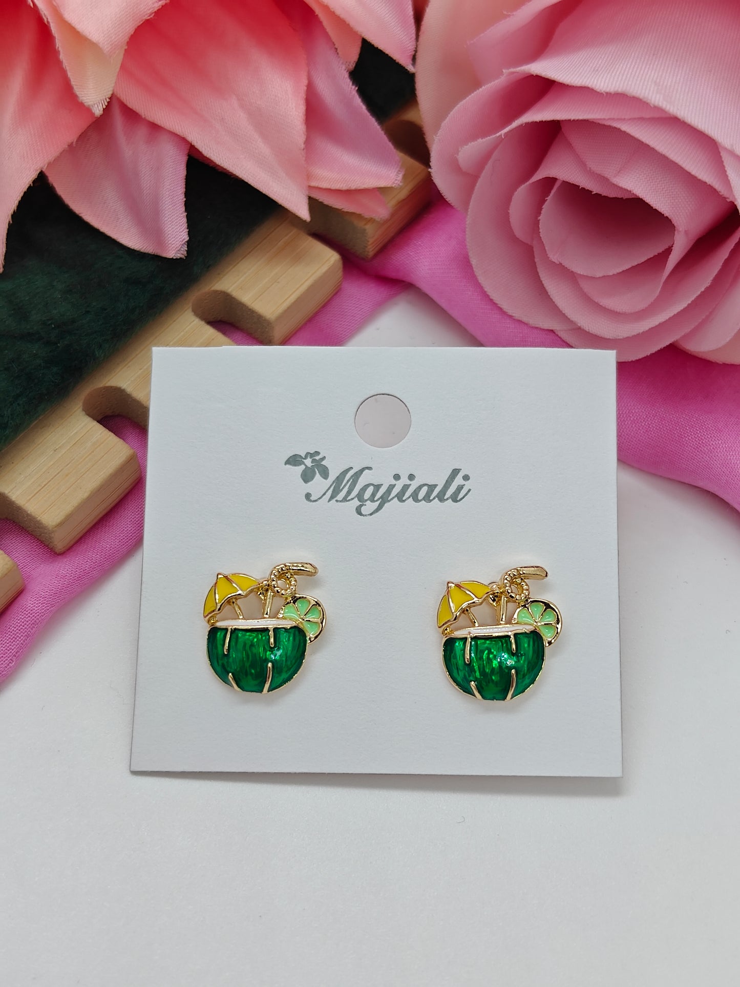 Quirky Earrings - Coconut - #QNE-250