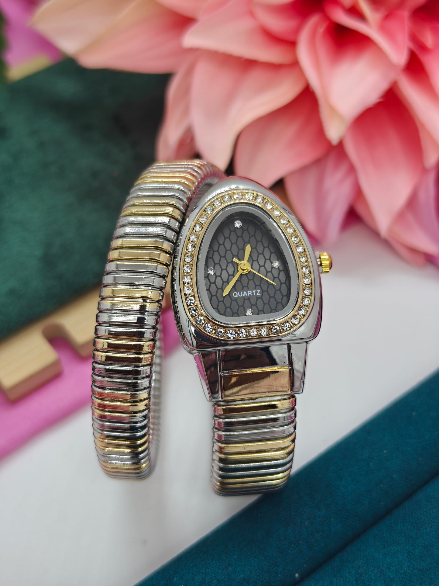 Anti Tarnish Spiral Watch #B412